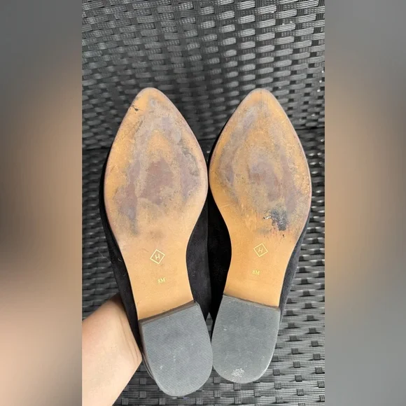 HalogenLeopard Mules SHOES CALF HAIR LEOPARD SLIP ONS BOHO Sz 8 - Picture 6 of 7